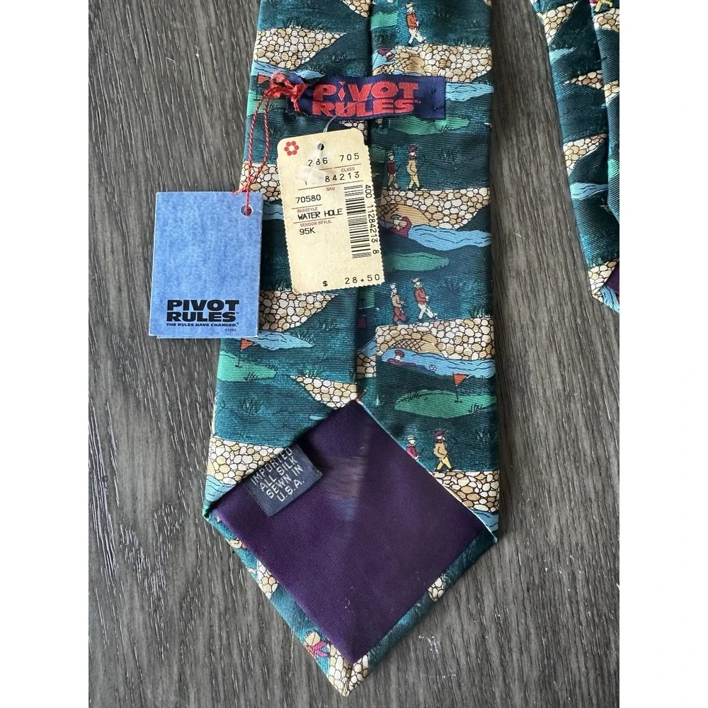 Pivot Rules Golf Theme Tie 